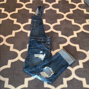 American Eagle Outfitters Jeans - American Eagle Distressed Tomgirl Overalls L American Eagle Outfitters Jeans - American Eagle Distressed Tomgirl Overalls L